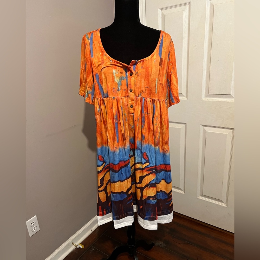 Neeka empire waist dress. XL. New with tag.